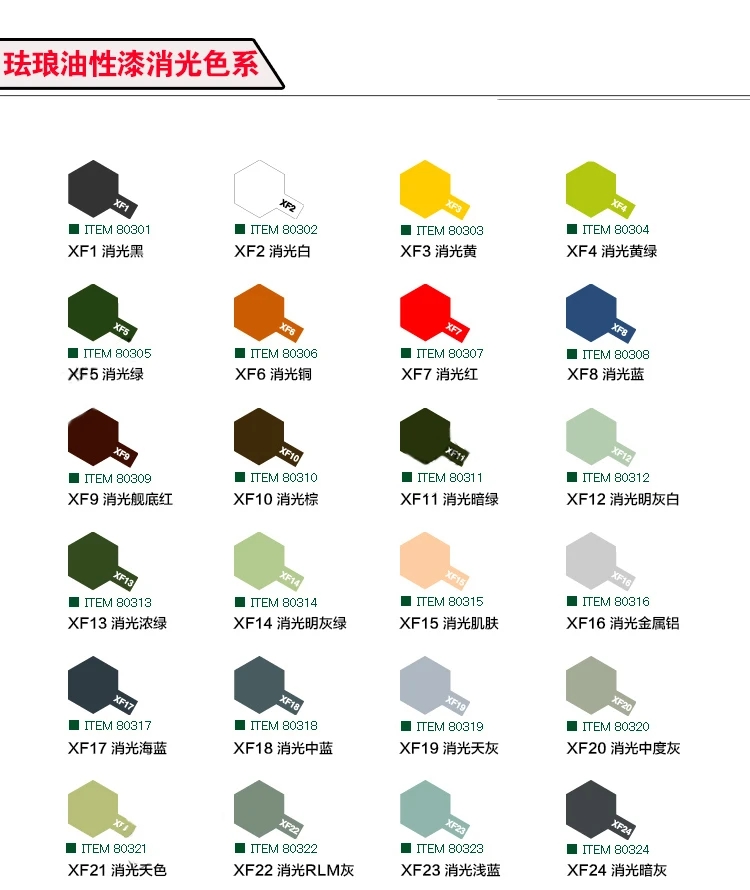 Tamiya Model Paint Set - TAMIYA Enamel Paint Extinction Model Oiliness