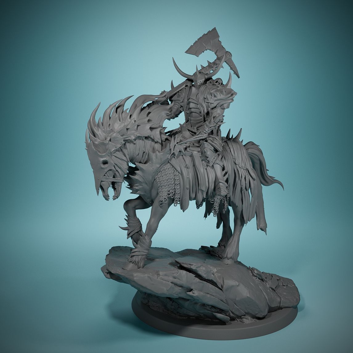 Board Game Design - 80mm Dark Night Death Horse Board