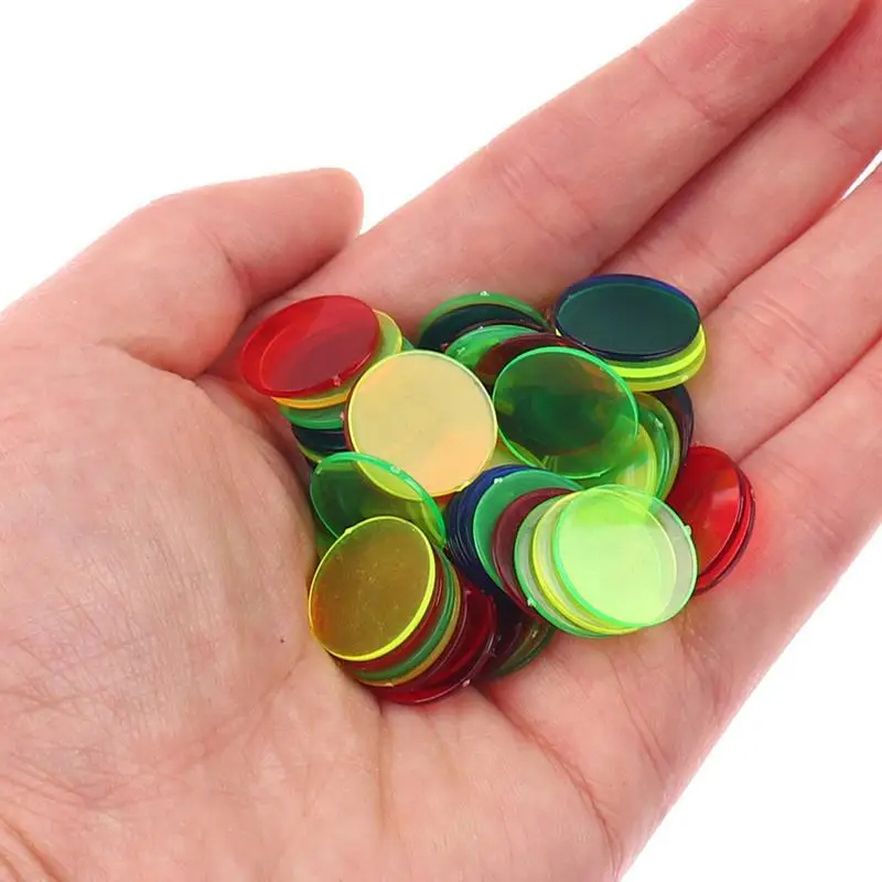 50/100/200pcs 19mm Plastic Chi - Board Game Verdant ulasan dan harga