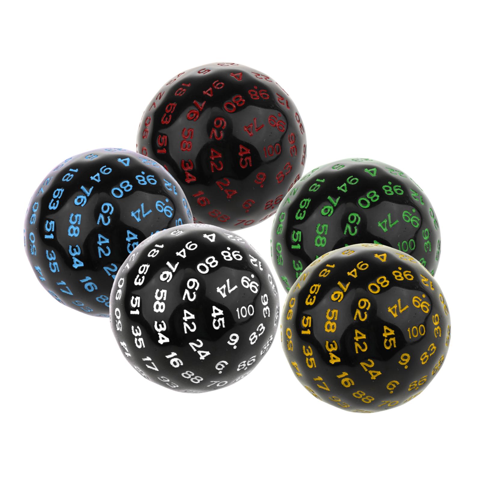 100 Sided Acrylic Dices D100 D - Board Game Roleplay ulasan dan harga