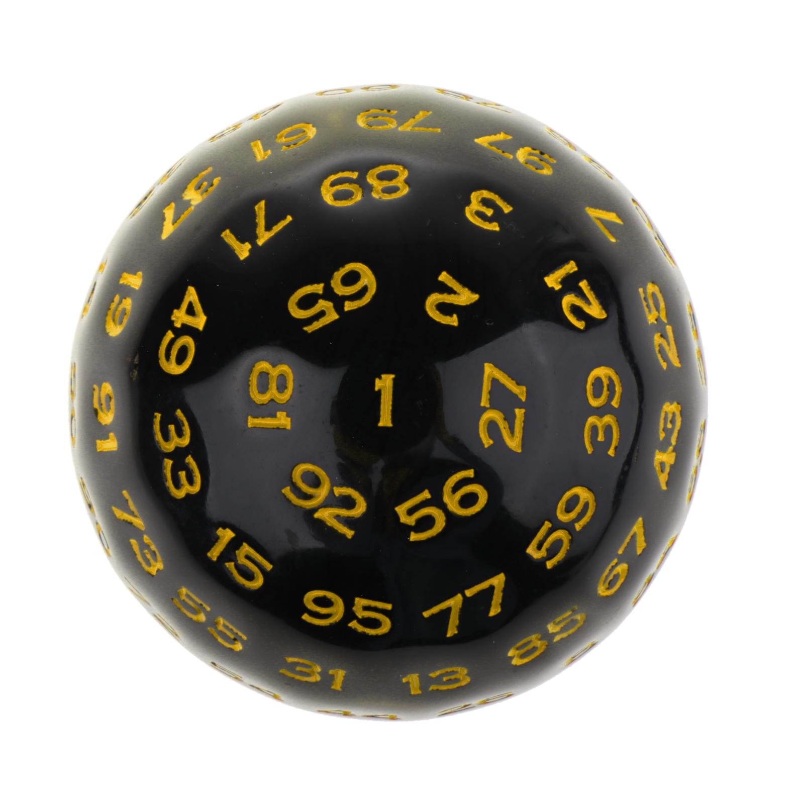 100 Sided Acrylic Dices D100 D - Board Game Roleplay ulasan dan harga