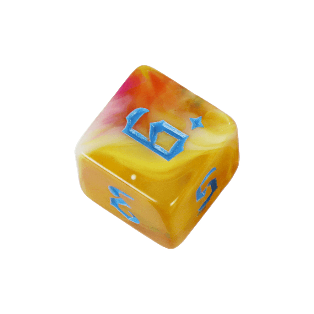 7pcs Board Game Dice Set Retro - Board Game Font ulasan dan harga