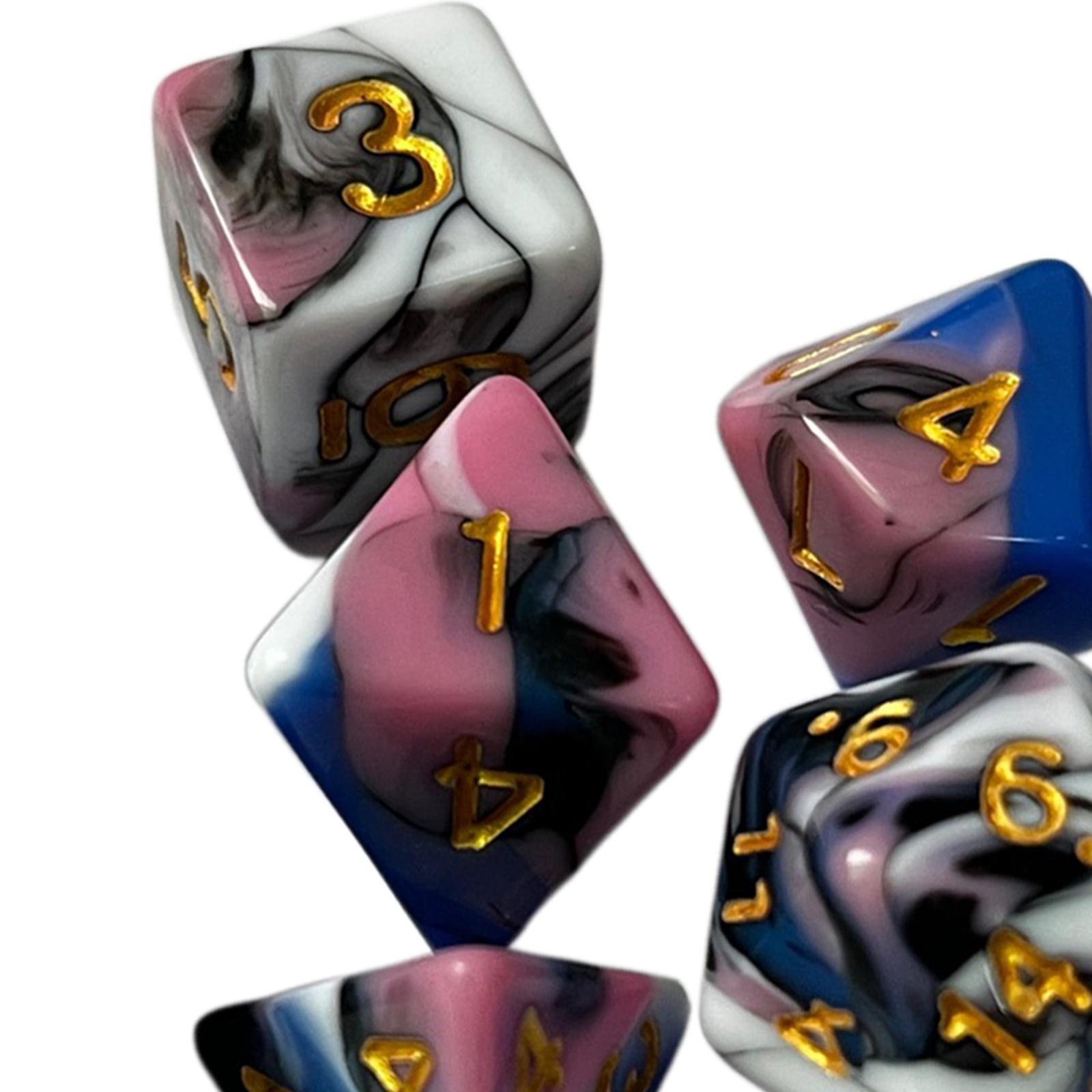Acrylic Engraved Polyhedral Di - Board Game Roleplay ulasan dan harga