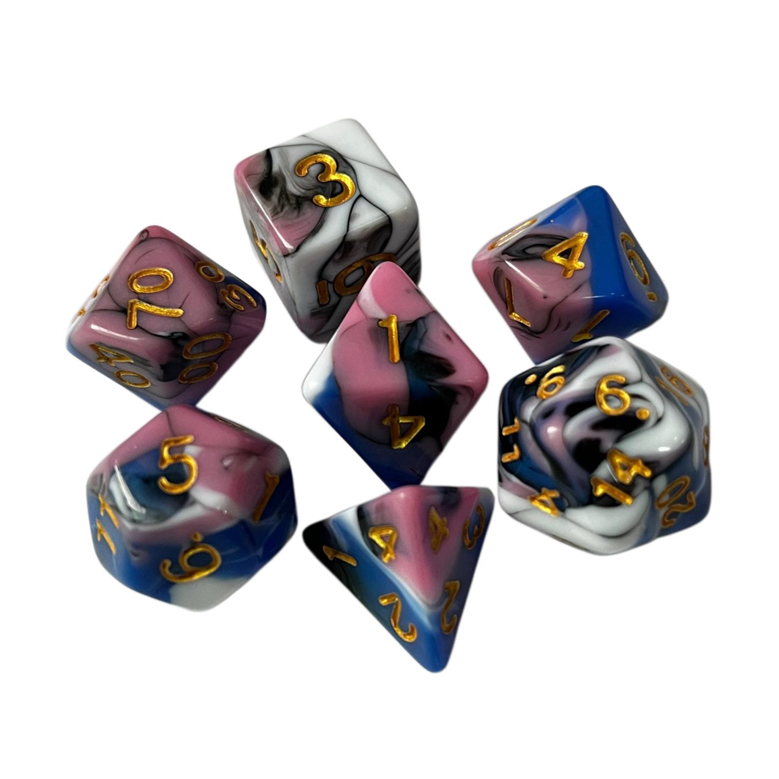 Acrylic Engraved Polyhedral Di - Board Game Roleplay ulasan dan harga