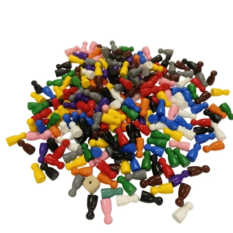 100 Pcs Colorful Wooden Chess  - Board Game Verdant ulasan dan harga