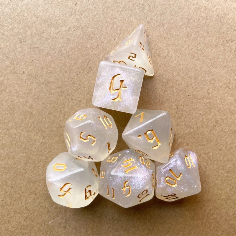 7 Pcs Set New Glitter Gold Fon - Board Game Font ulasan dan harga