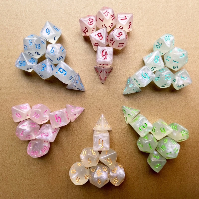 7 Pcs Set New Glitter Gold Fon - Board Game Font ulasan dan harga