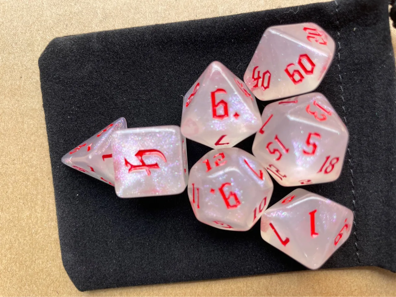 7 Pcs Set New Glitter Gold Fon - Board Game Font ulasan dan harga
