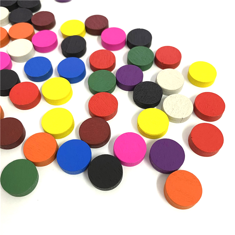 100pieces Diameter 15*5MM Wood - Board Game Verdant ulasan dan harga