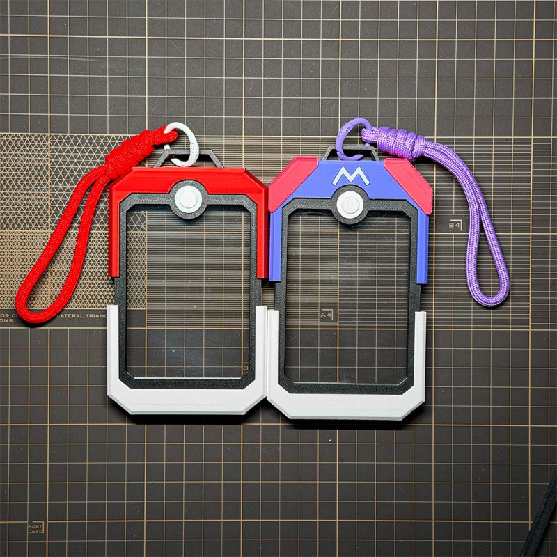 Poke Ball Vertical Card Holder - Board Game Design ulasan dan harga
