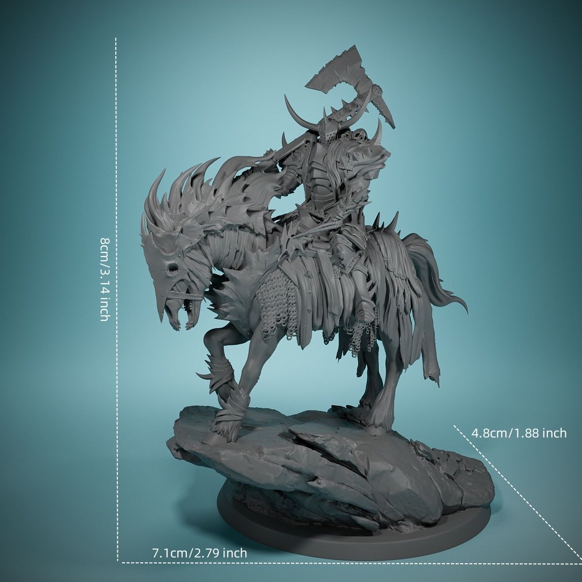80mm Dark Night Death Horse Bo - Board Game Design ulasan dan harga