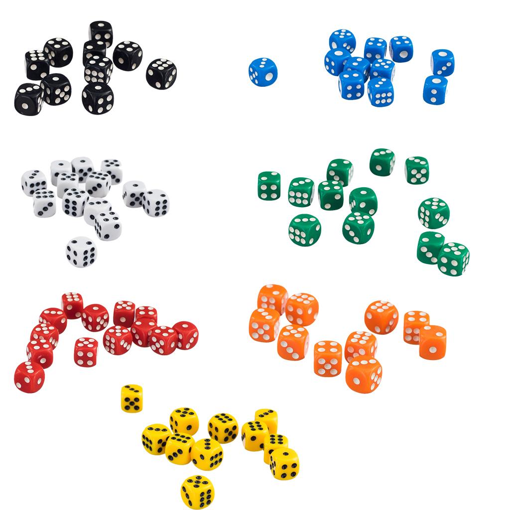 Multi-sided Acrylic Dice Assor - Board Game Roleplay ulasan dan harga