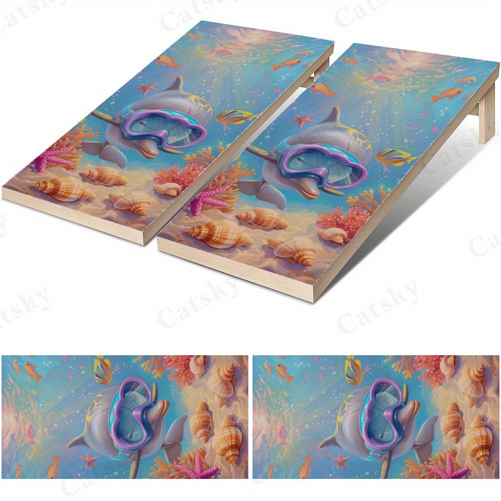 Marine Cute Dolphin Waterproof - Board Game Design ulasan dan harga