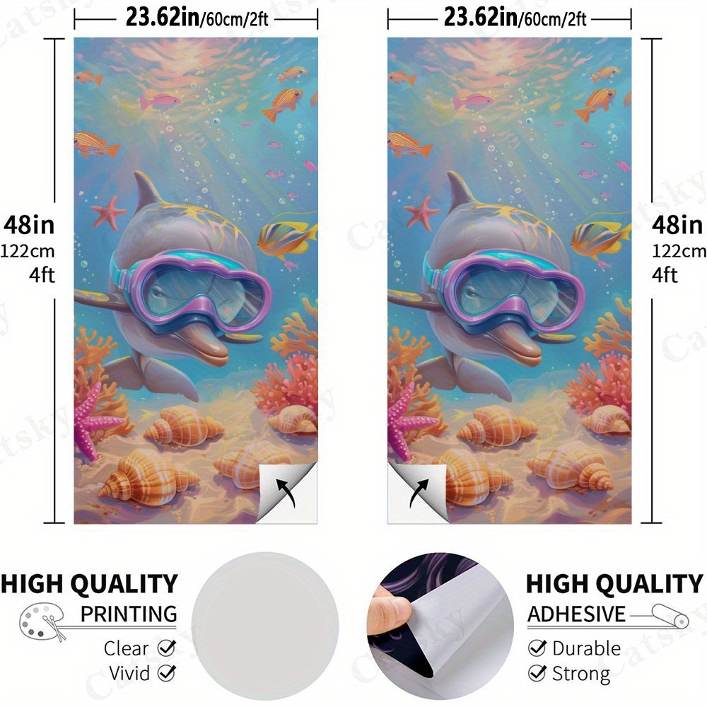 Marine Cute Dolphin Waterproof - Board Game Design ulasan dan harga