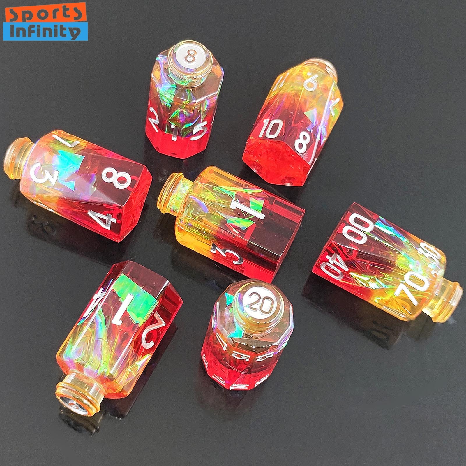 7pcs/set Resin Medicine Bottle - Board Game Roleplay ulasan dan harga