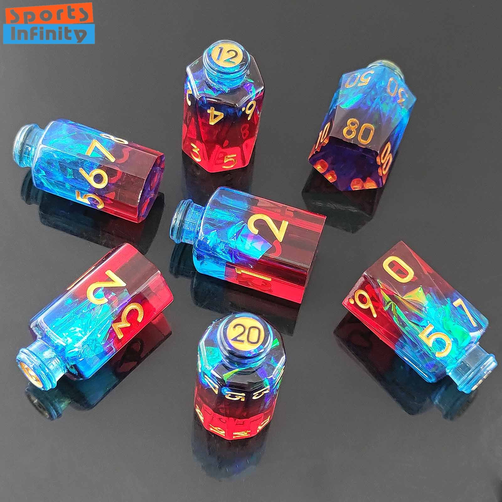 7pcs/set Resin Medicine Bottle - Board Game Roleplay ulasan dan harga